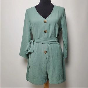 VICI SAGE MINT ROMPER